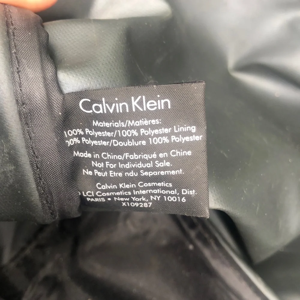 Calvin Klein black duffle bag